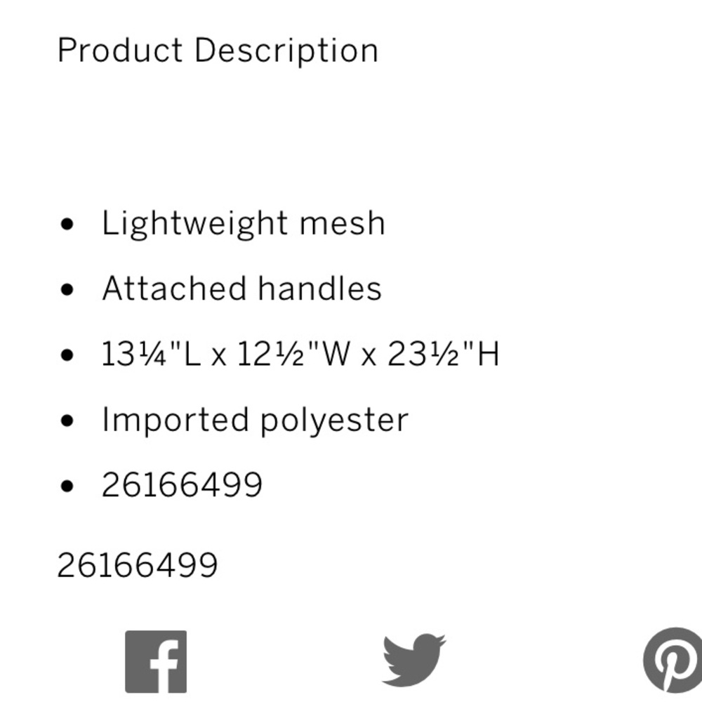 PINK Laundry basket & intimates wash bag - Picture 4 of 4